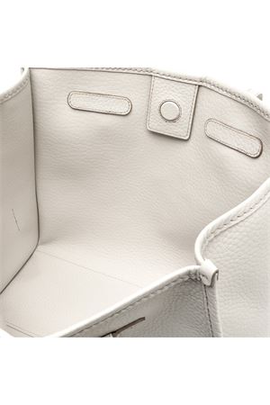 Shopping Marcella in pelle bubble double bianca GIANNI CHIARINI | BS9330BBL211